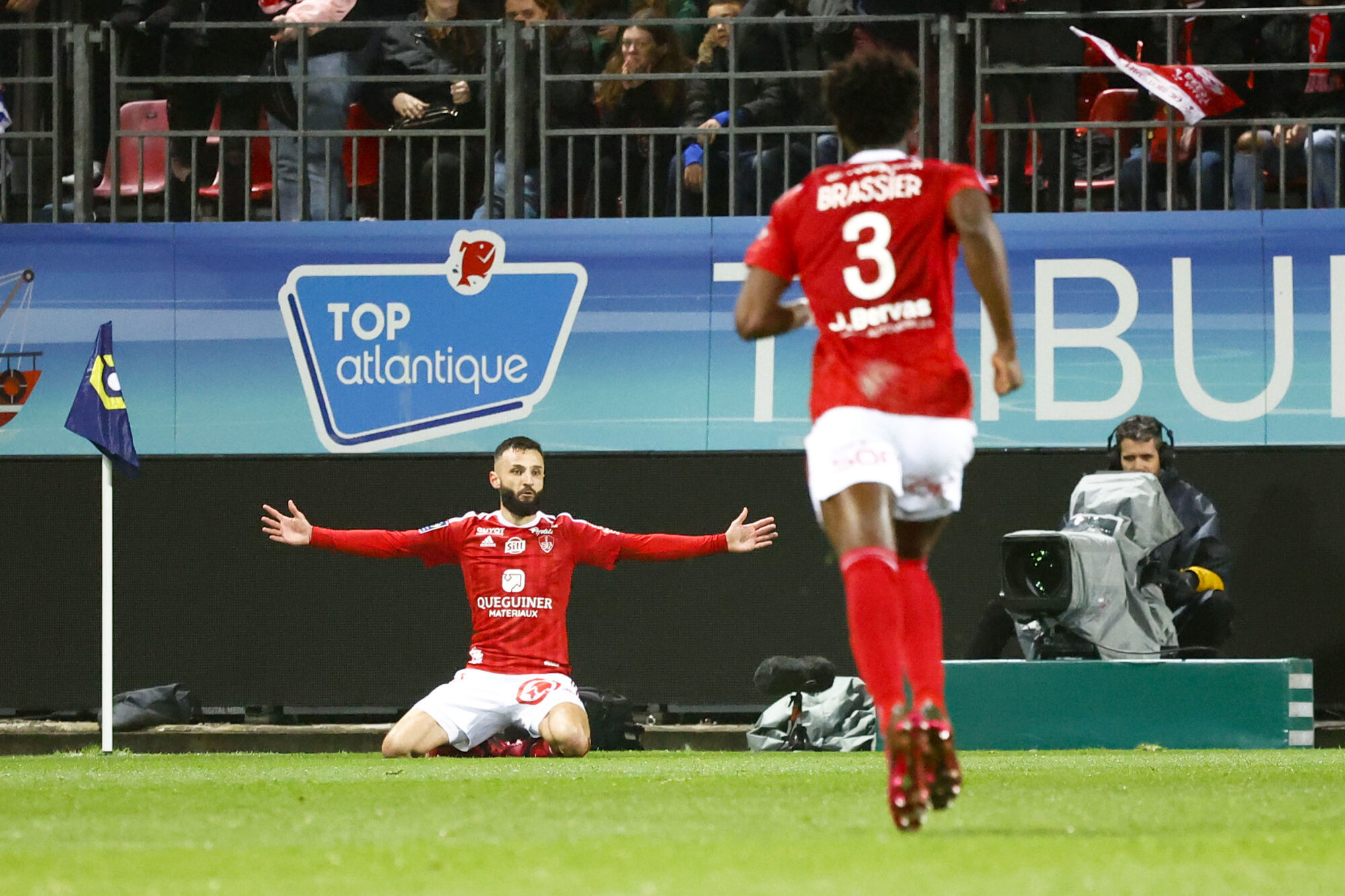 Franck Honorat (Brest) marcou contra o PSG (Icon Sport) Franck Honorat (Brest) marcou contra o PSG (Icon Sport)