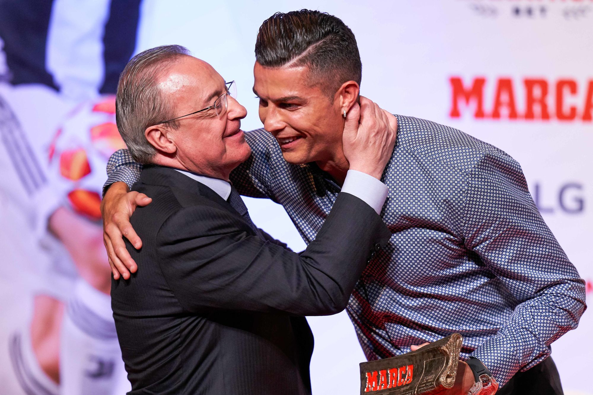 C. Ronaldo e Florentino Perez. (Icon Sport) C. Ronaldo e Florentino Perez. (Icon Sport)