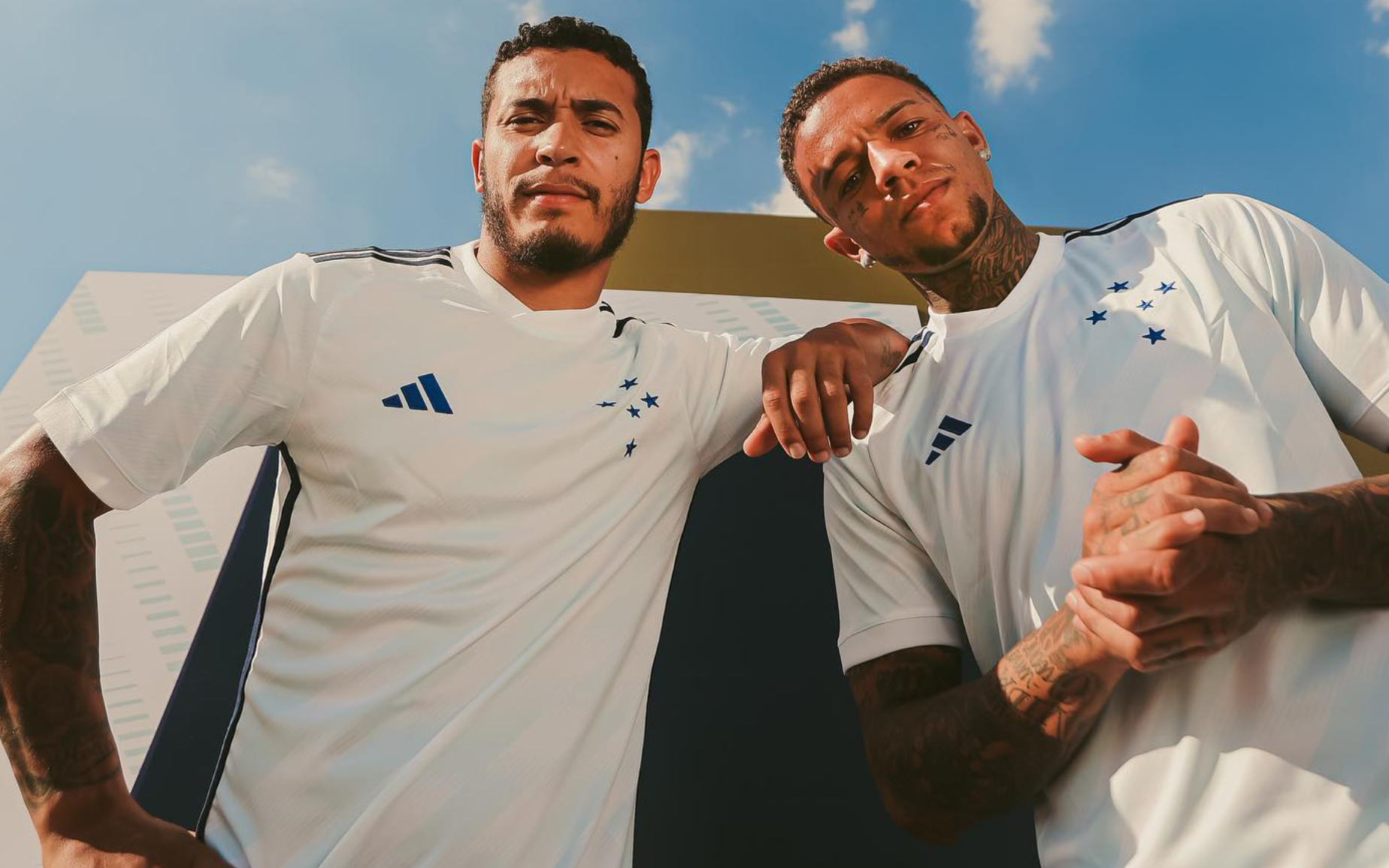 Detalhe da nova camisa da Raposa. (Reprodução/Cruzeiro)