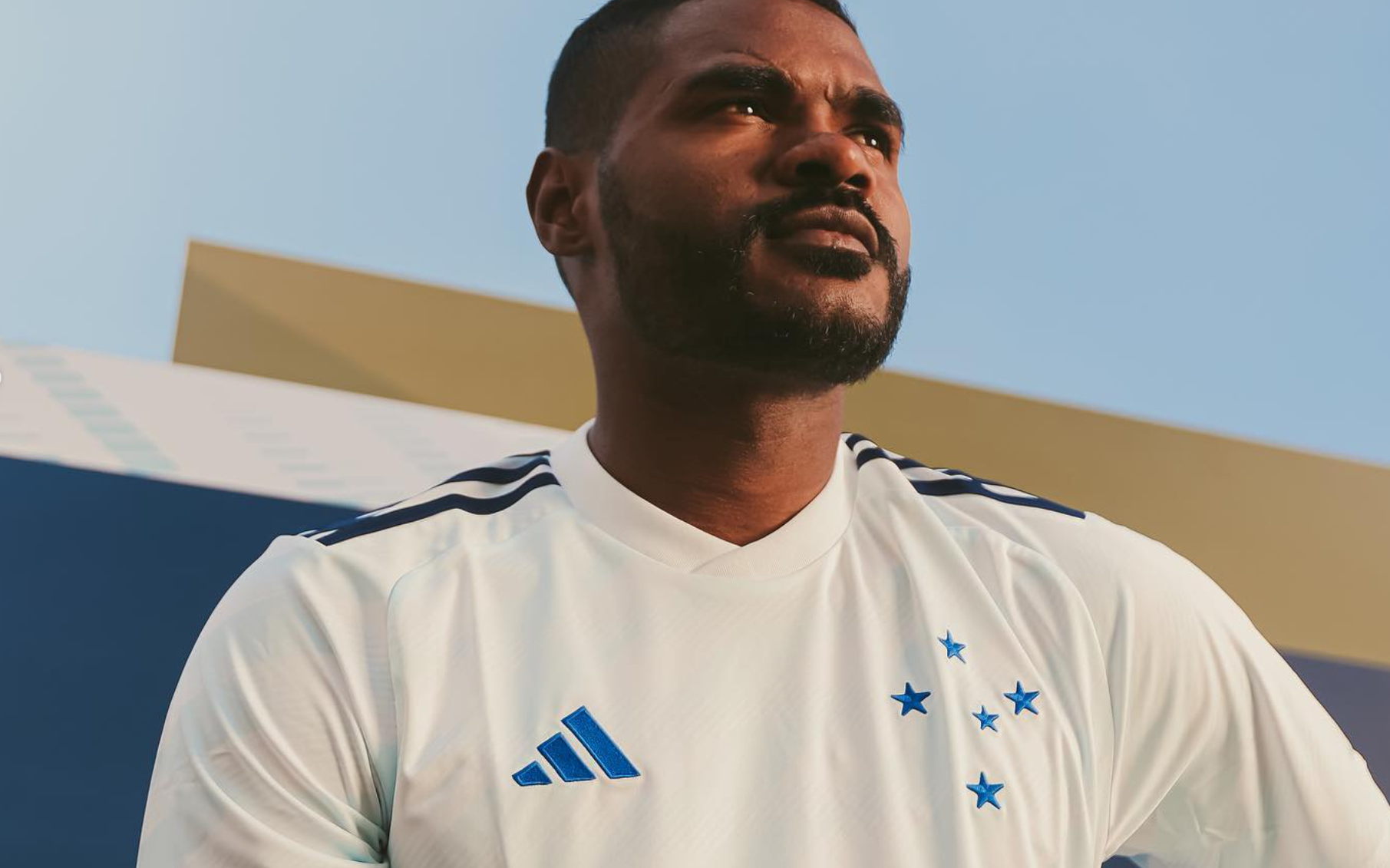 Detalhe da nova camisa da Raposa. (Reprodução/Cruzeiro)