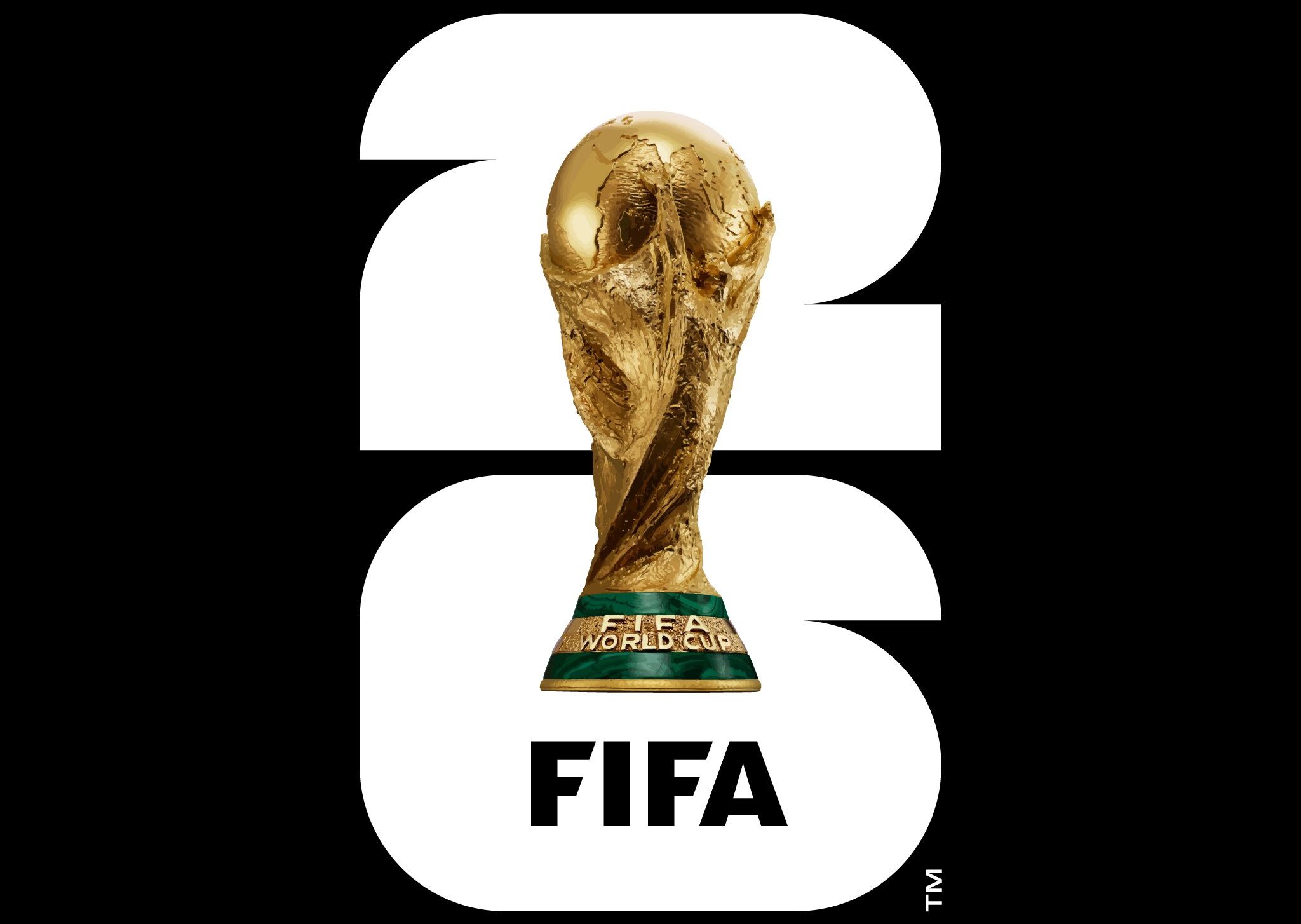 FIFA divulga logo da Copa do Mundo de 2026 que será disputada nos EUA, Canadá e México