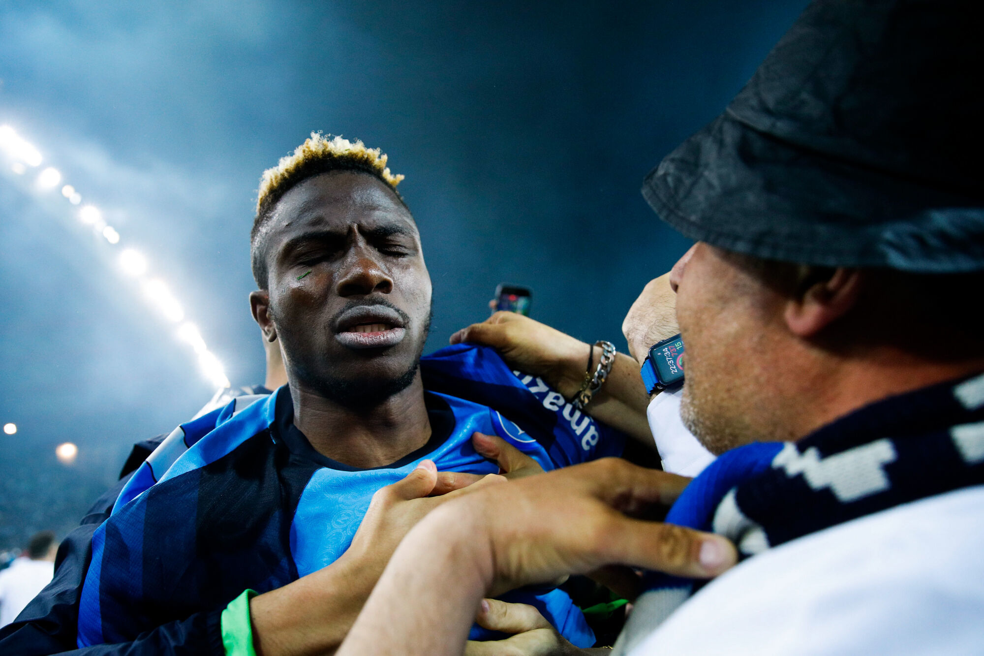 Torcedores do Napoli comemoram o título (Icon Sport)