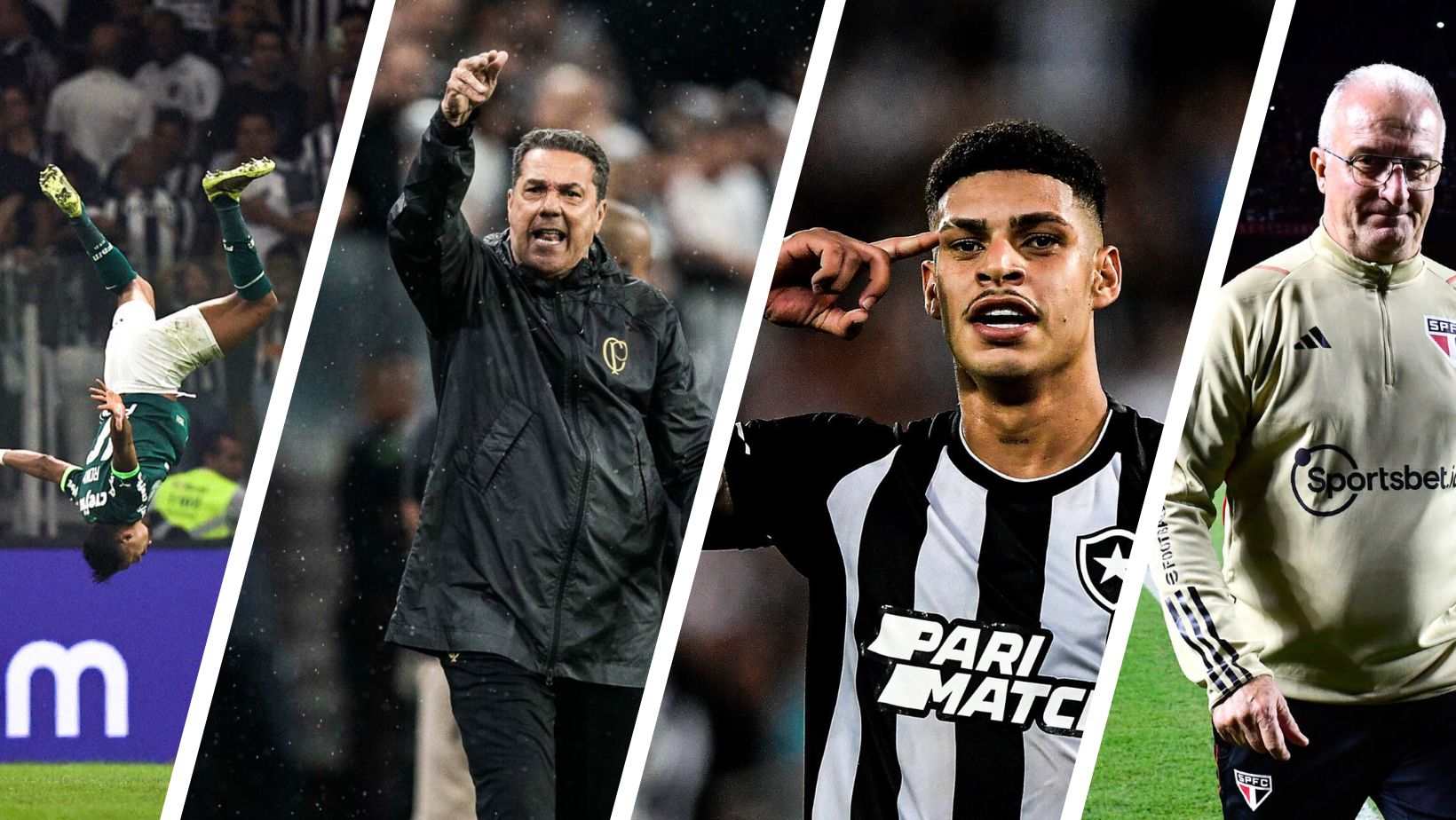 Primeira vitória do Luxa, gol de bike de Rony anulado e 'Fogão arrasador': o resumo da 8ª rodada