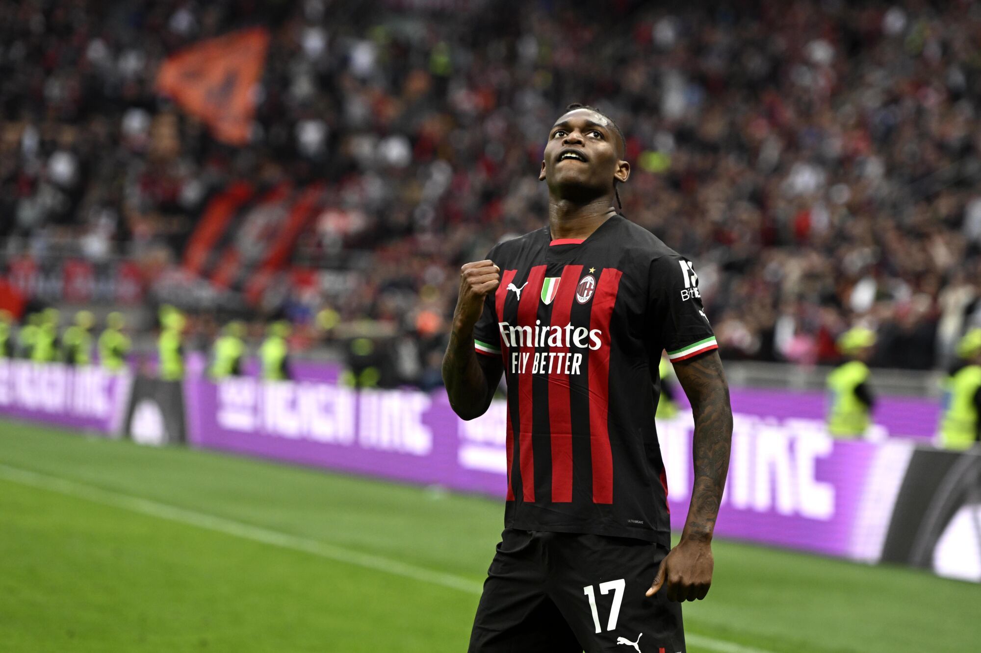 Placar do primeiro jogo da semifinal entre Milan e Inter pela Champions League. (Icon Sport) Placar do primeiro jogo da semifinal entre Milan e Inter pela Champions League. (Icon Sport)
