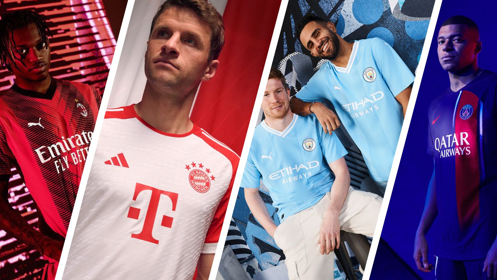 Veja as camisas dos principais clubes europeus para a temporada 2023/24