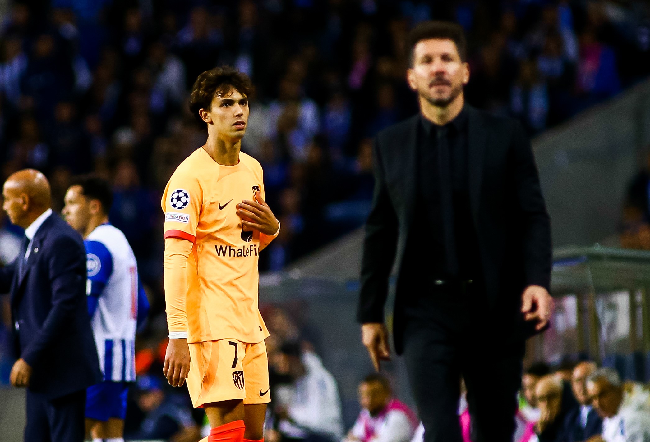 Sem número e treinando à parte, João Félix volta para o Atlético de Madrid