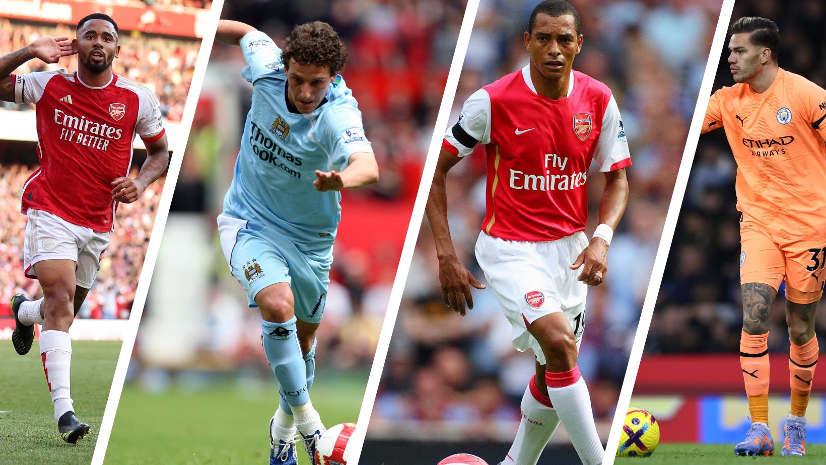 Arsenal x Manchester City; relembre os jogadores brasileiros que já atuaram por uma das equipes