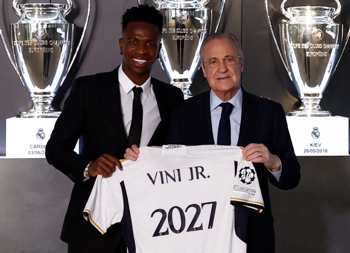 É OFICIAL! Vini Jr. renova com o Real Madrid até 2027; confira os detalhes e a multa bilionária