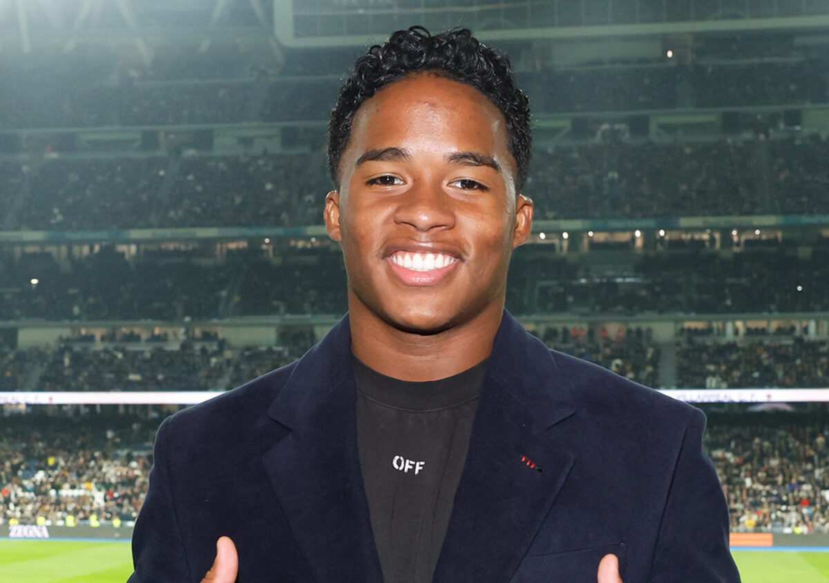 Garoto prodígio! Endrick acompanha a goleada do Real Madrid e dá entrevista em espanhol