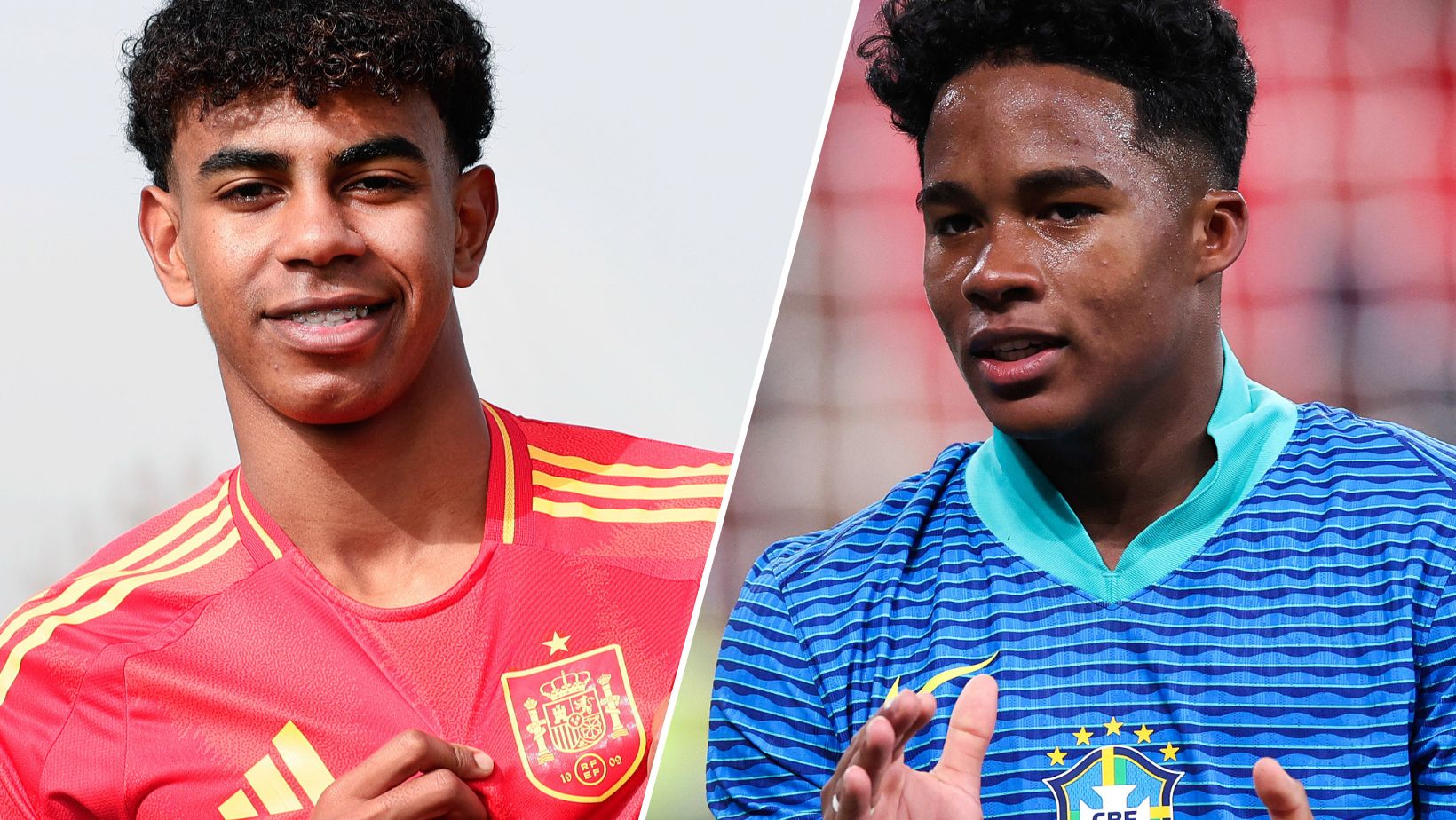 Lamine Yamal x Endrick: garotos de 16 e 17 anos dividem protagonismo no jogo entre Espanha e Brasil