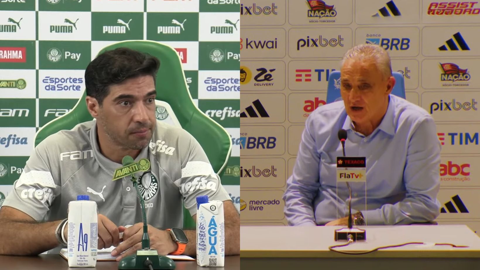 Abel Ferreira ativa 'modo sincerão', cutuca o Flamengo e Tite responde