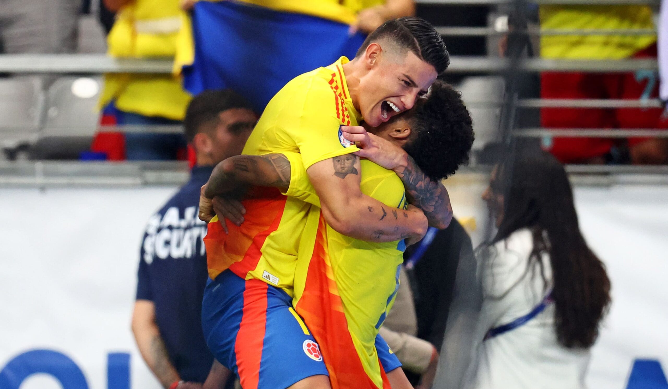 Colômbia vence o Uruguai em jogo quente com direito a confusão após a partida