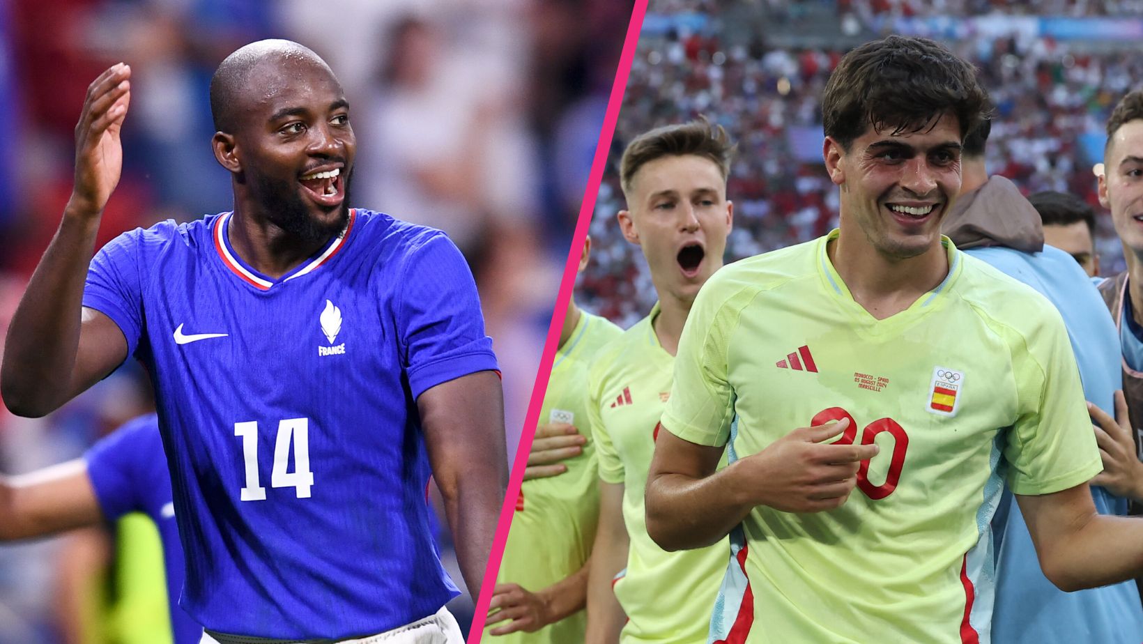 França e Espanha viram no fim e vão disputar a final do futebol masculino nas Olimpíadas